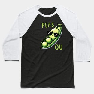 Happy Peas out Peace out Baseball T-Shirt